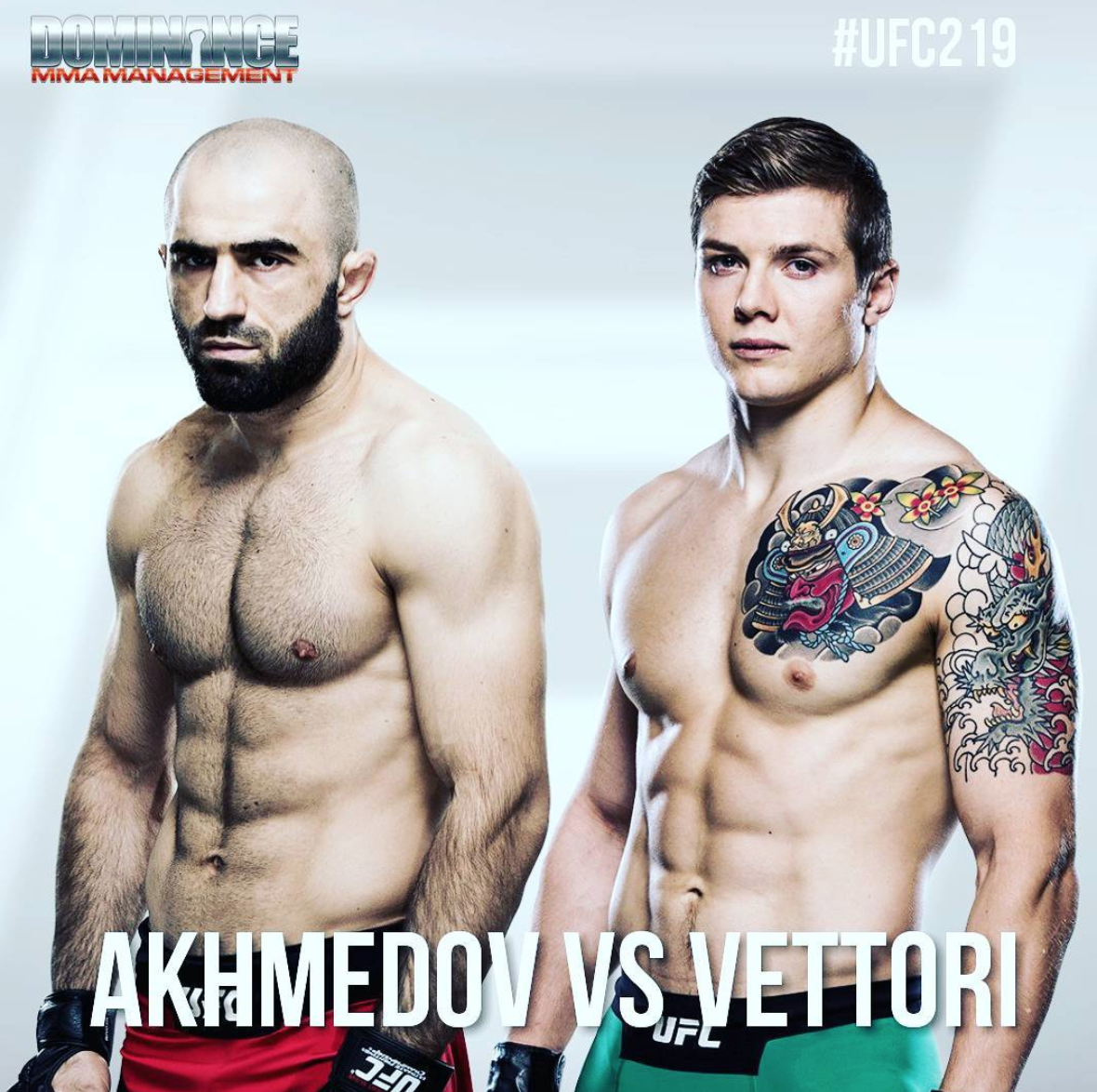 Omari Akhmedov vs Marvin Vettori at UFC 219 - Dominance MMA1180 x 1174