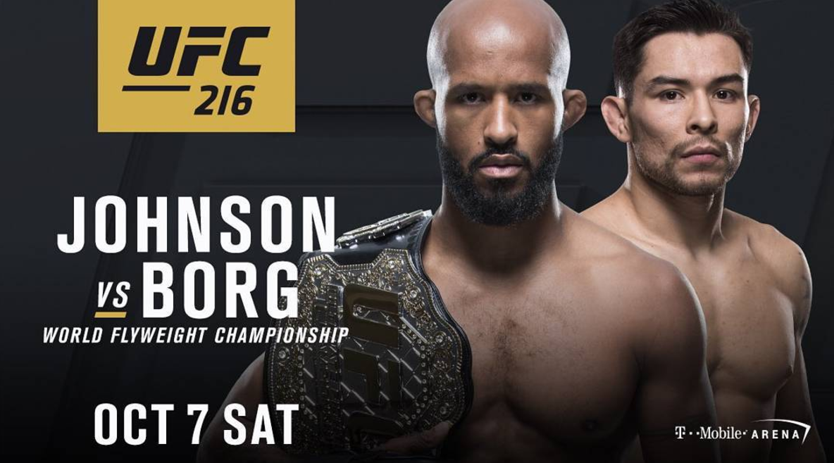 IT'S OFFICIAL: Johnson vs. Borg - Dominance MMA