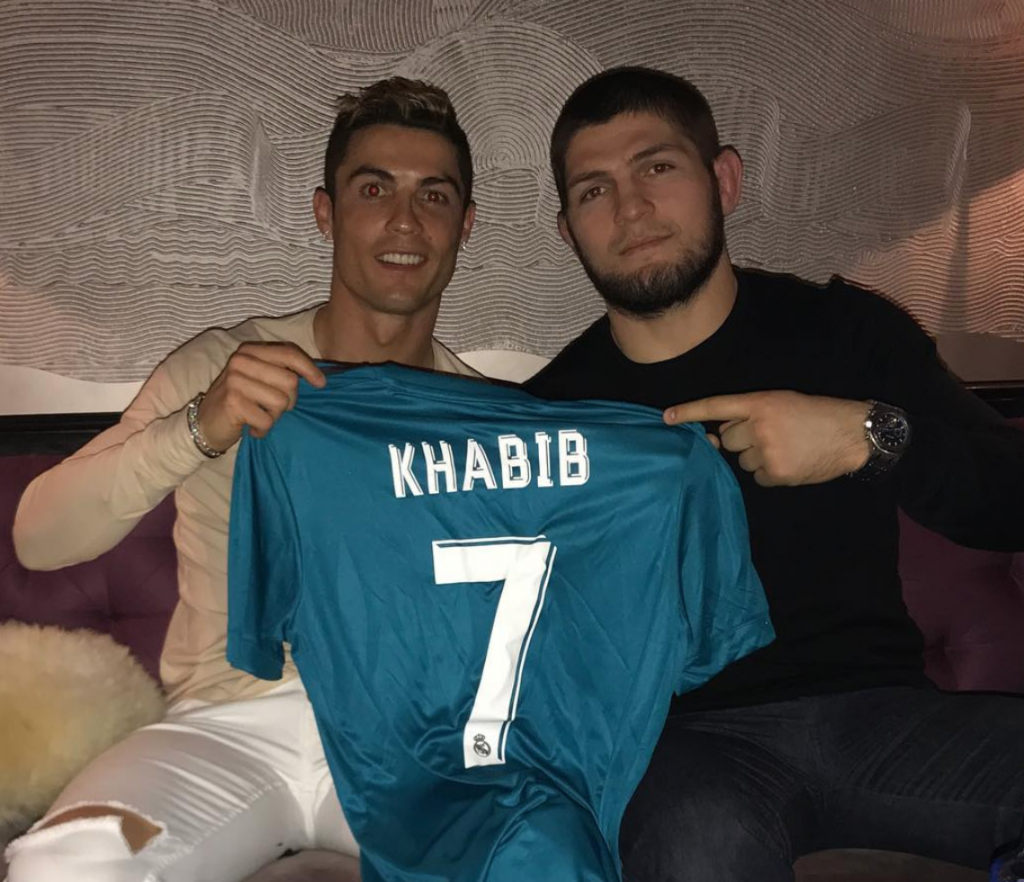 Khabib Time with Cristiano Ronaldo - Dominance MMA